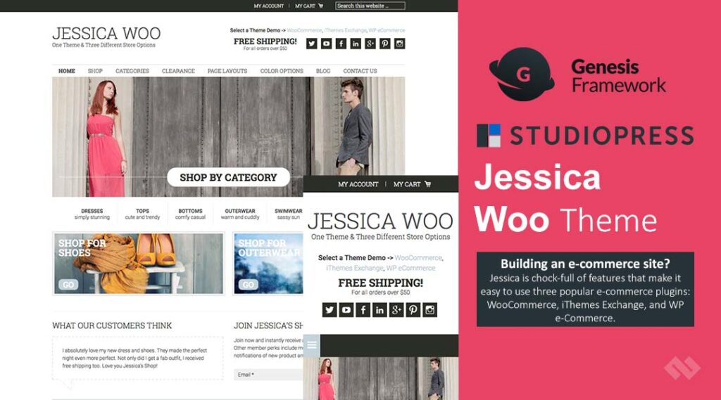 StudioPress Jessica Woo Theme Review