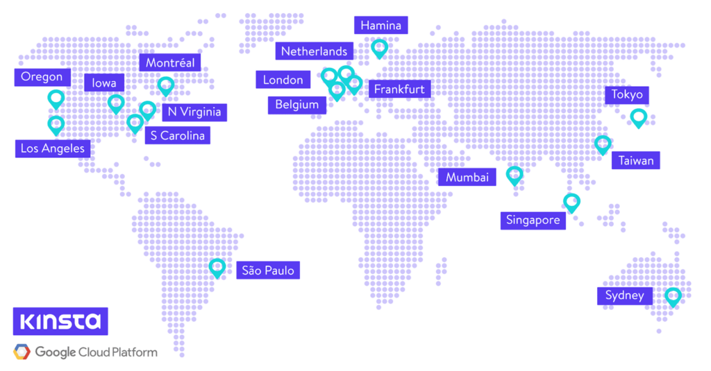 Kinsta Server Locations